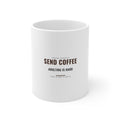 Send Coffee, Adulting Is Hard Mug for New Grads, Monday Mornings and First Apartment Gifts