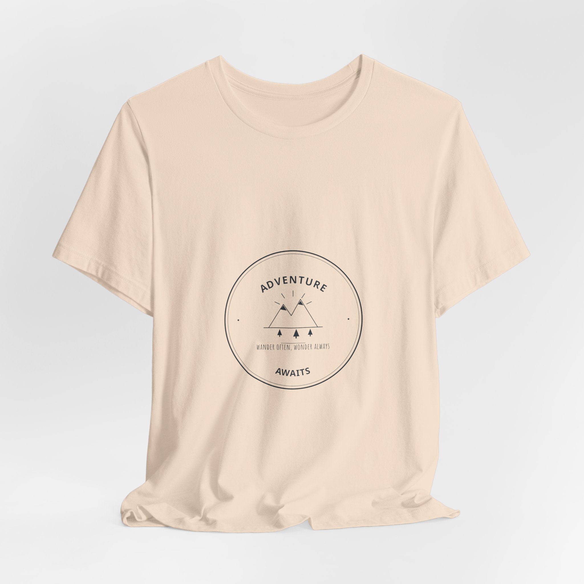 Adventure Awaits Tee for Road Trippers, Long Drives and First Coffee at a Rest Stop