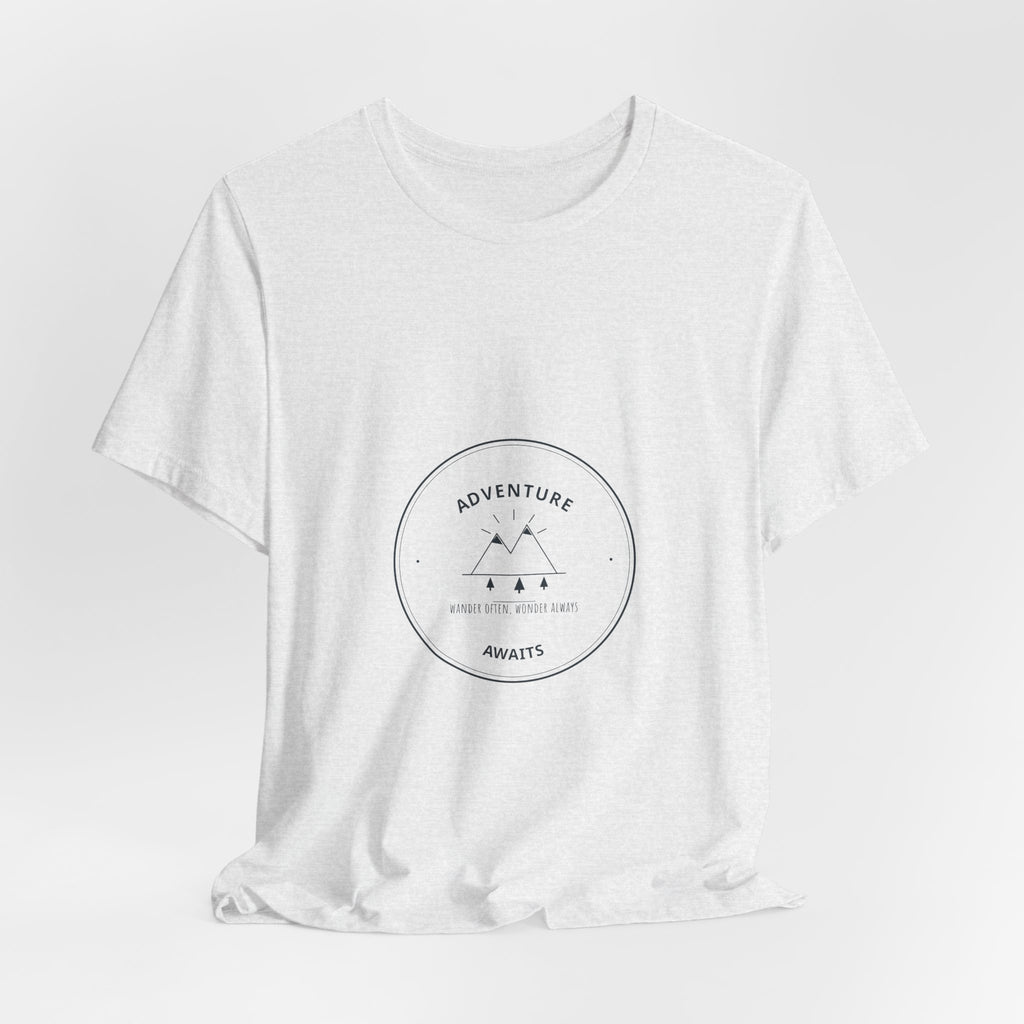 Adventure Awaits Tee for Road Trippers, Long Drives and First Coffee at a Rest Stop