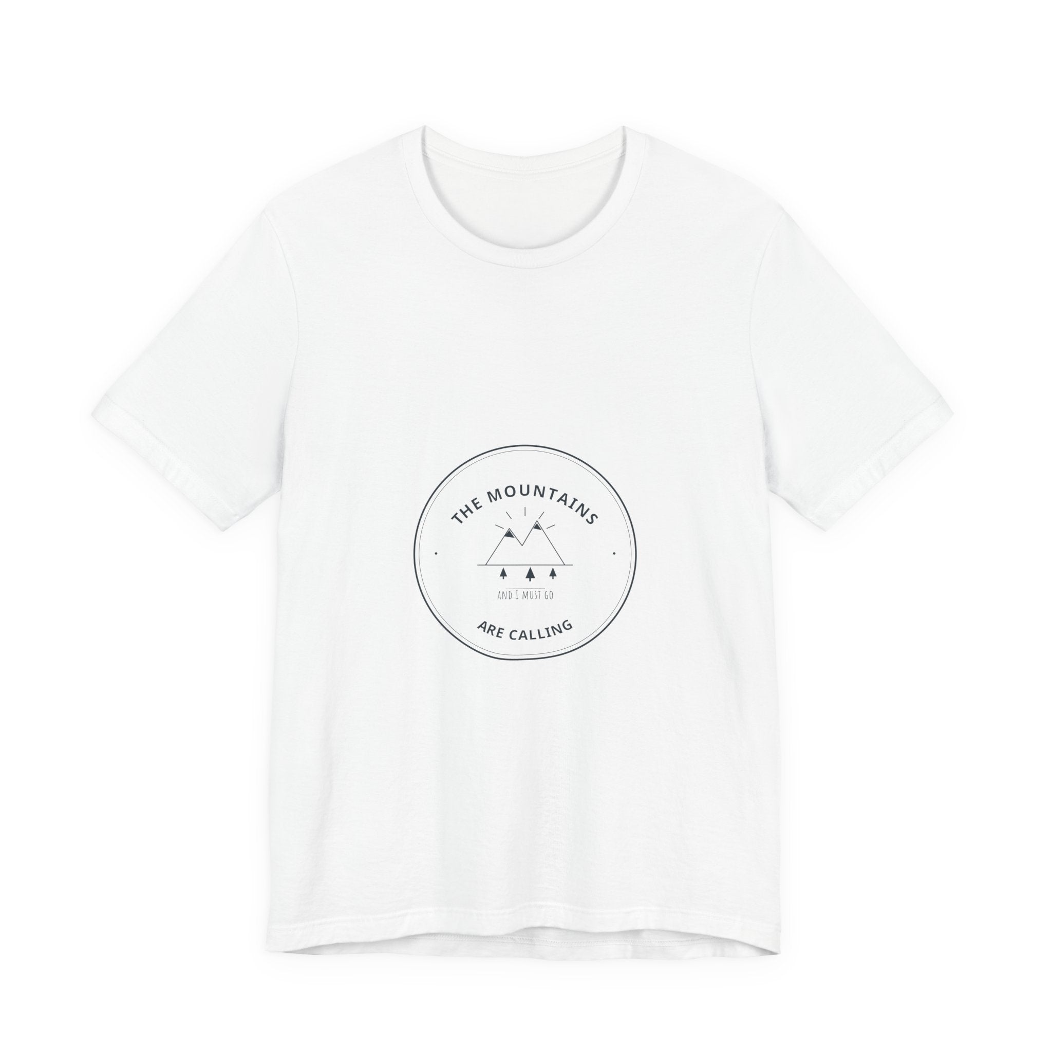 Mountains Are Calling Tee for Hikers and Backpackers, Trail Days and the Drive Home
