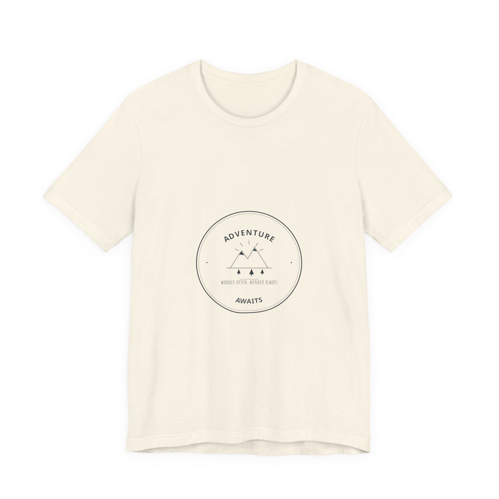 Adventure Awaits Tee for Road Trippers, Long Drives and First Coffee at a Rest Stop