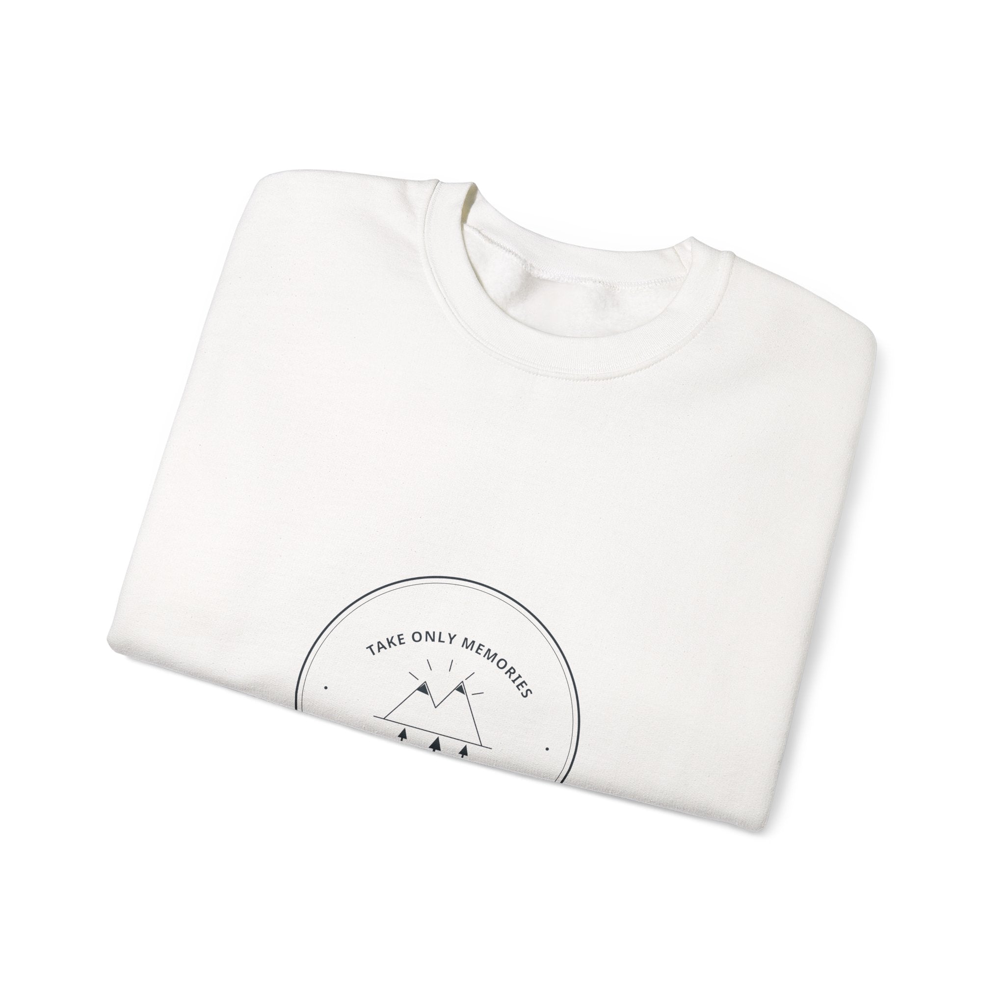 Take Only Memories Crewneck for Leave No Trace Campers, Cool Evenings at Camp