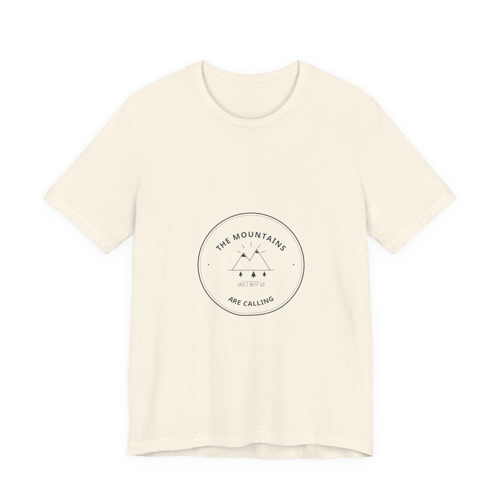 Mountains Are Calling Tee for Hikers and Backpackers, Trail Days and the Drive Home