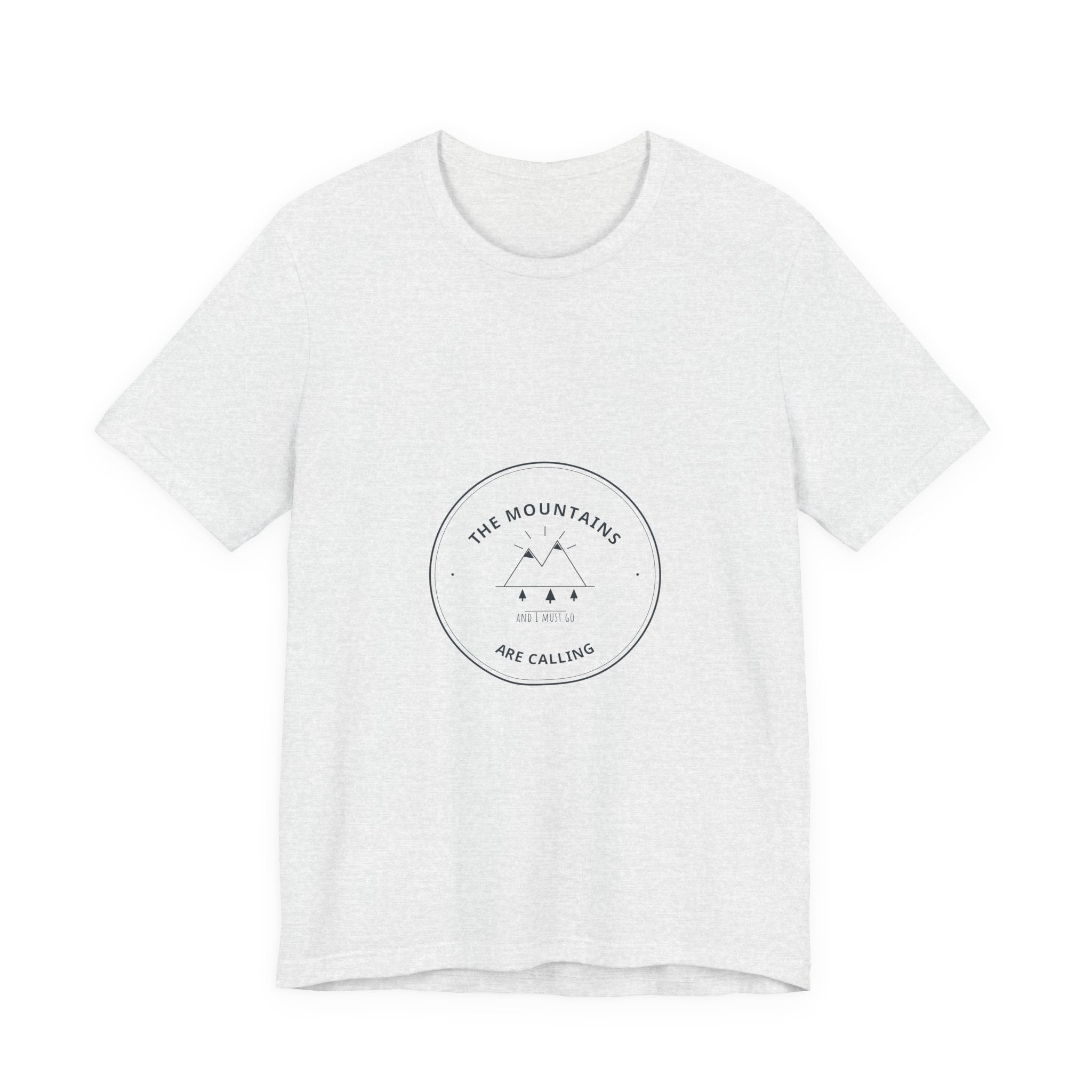 Mountains Are Calling Tee for Hikers and Backpackers, Trail Days and the Drive Home