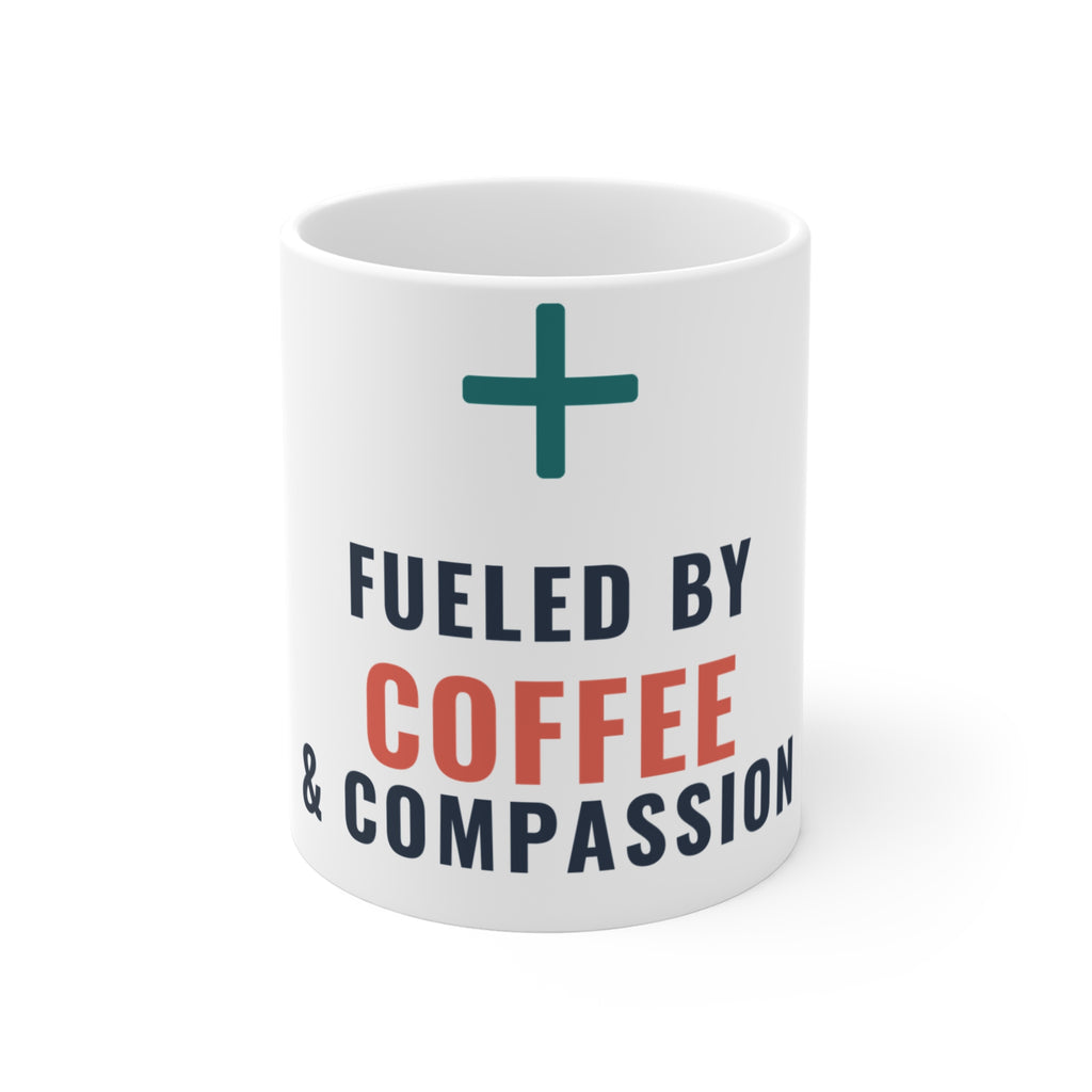 Coffee and Compassion Mug for Nurses, The Cup Before a 12 Hour Shift