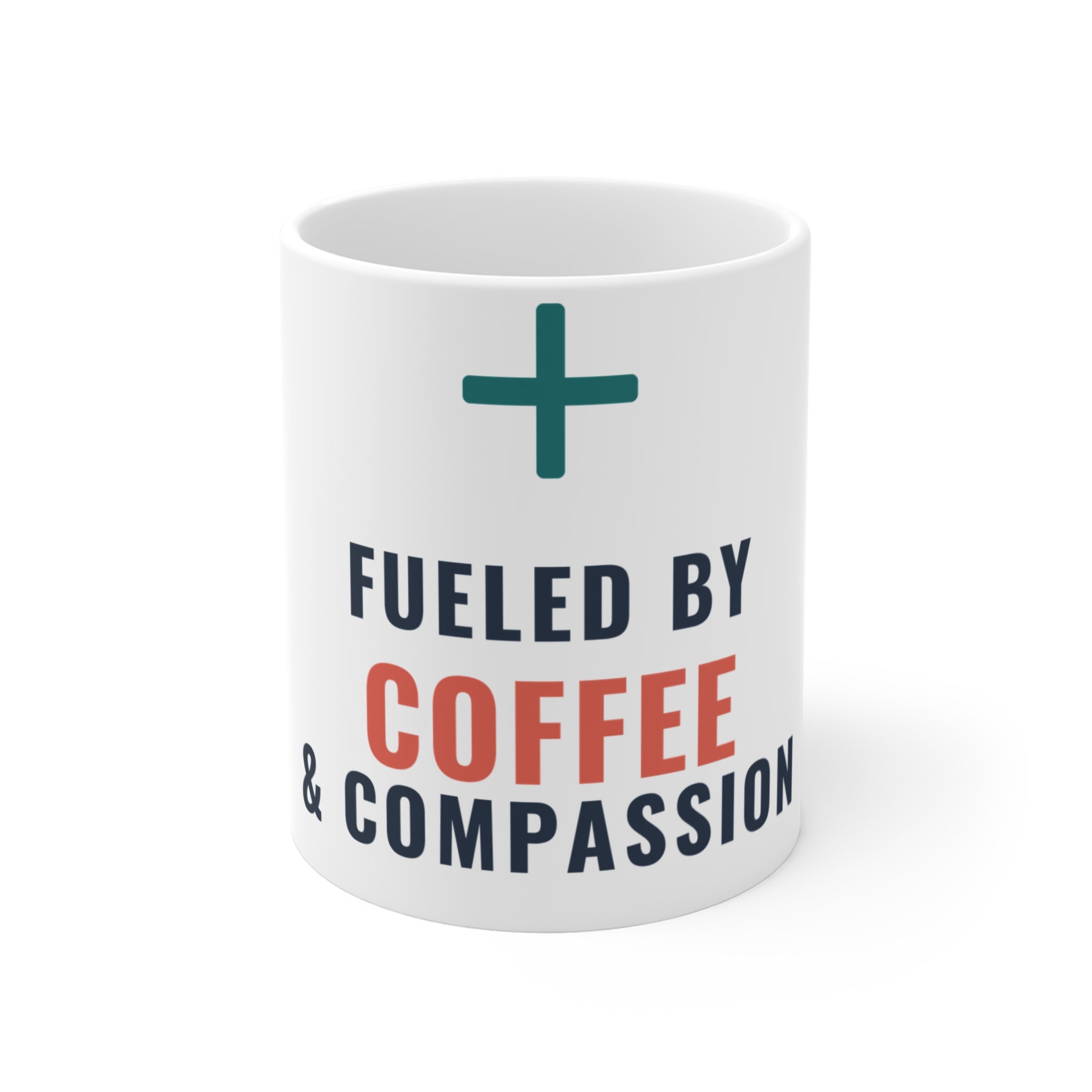 Coffee and Compassion Mug for Nurses, The Cup Before a 12 Hour Shift