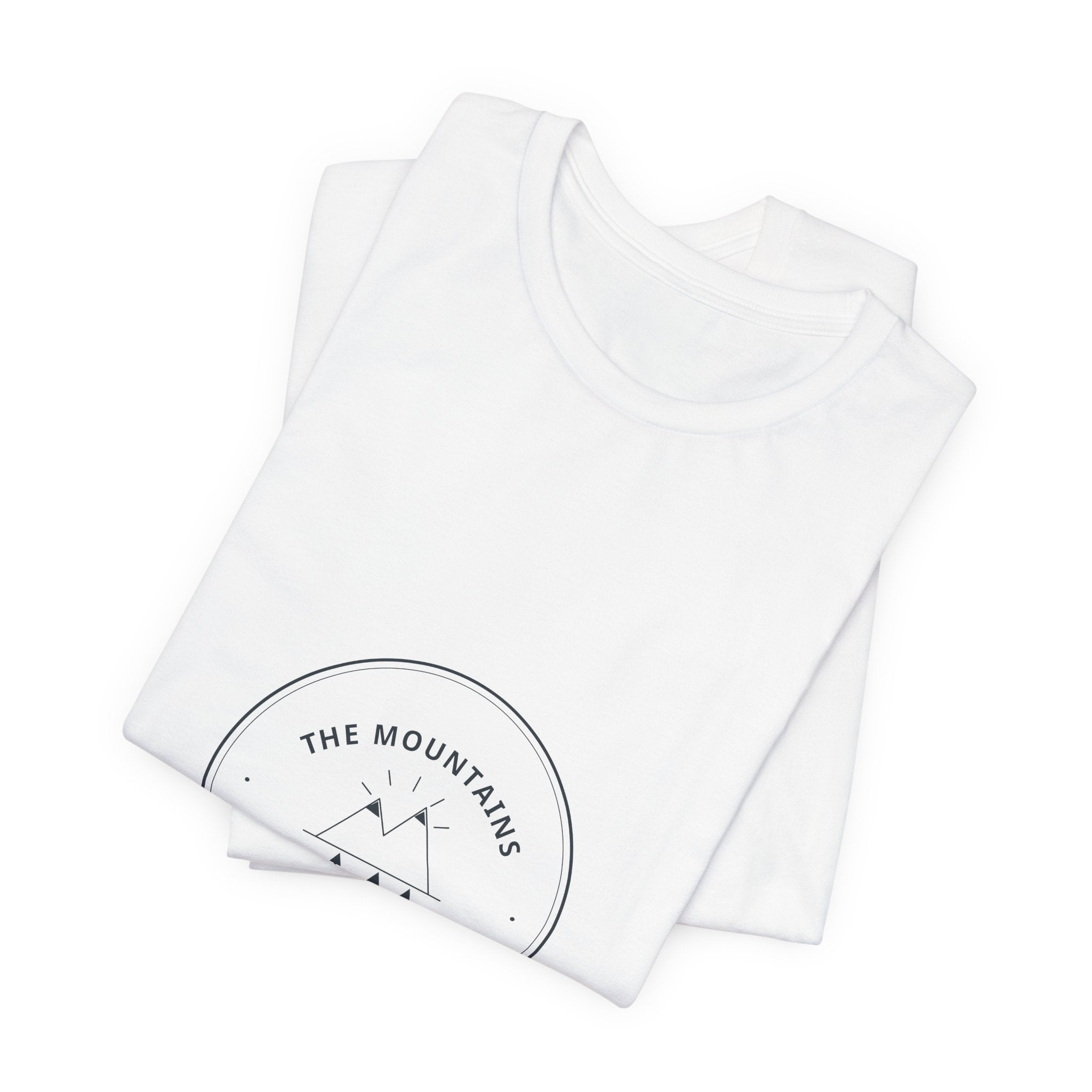 Mountains Are Calling Tee for Hikers and Backpackers, Trail Days and the Drive Home