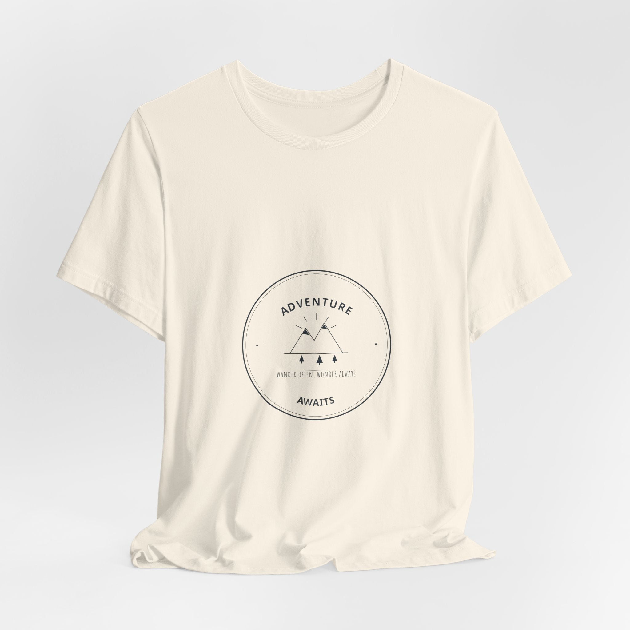 Adventure Awaits Tee for Road Trippers, Long Drives and First Coffee at a Rest Stop