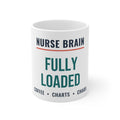 Nurse Brain Fully Loaded Mug for Nurses, The 6am Coffee Before Handover