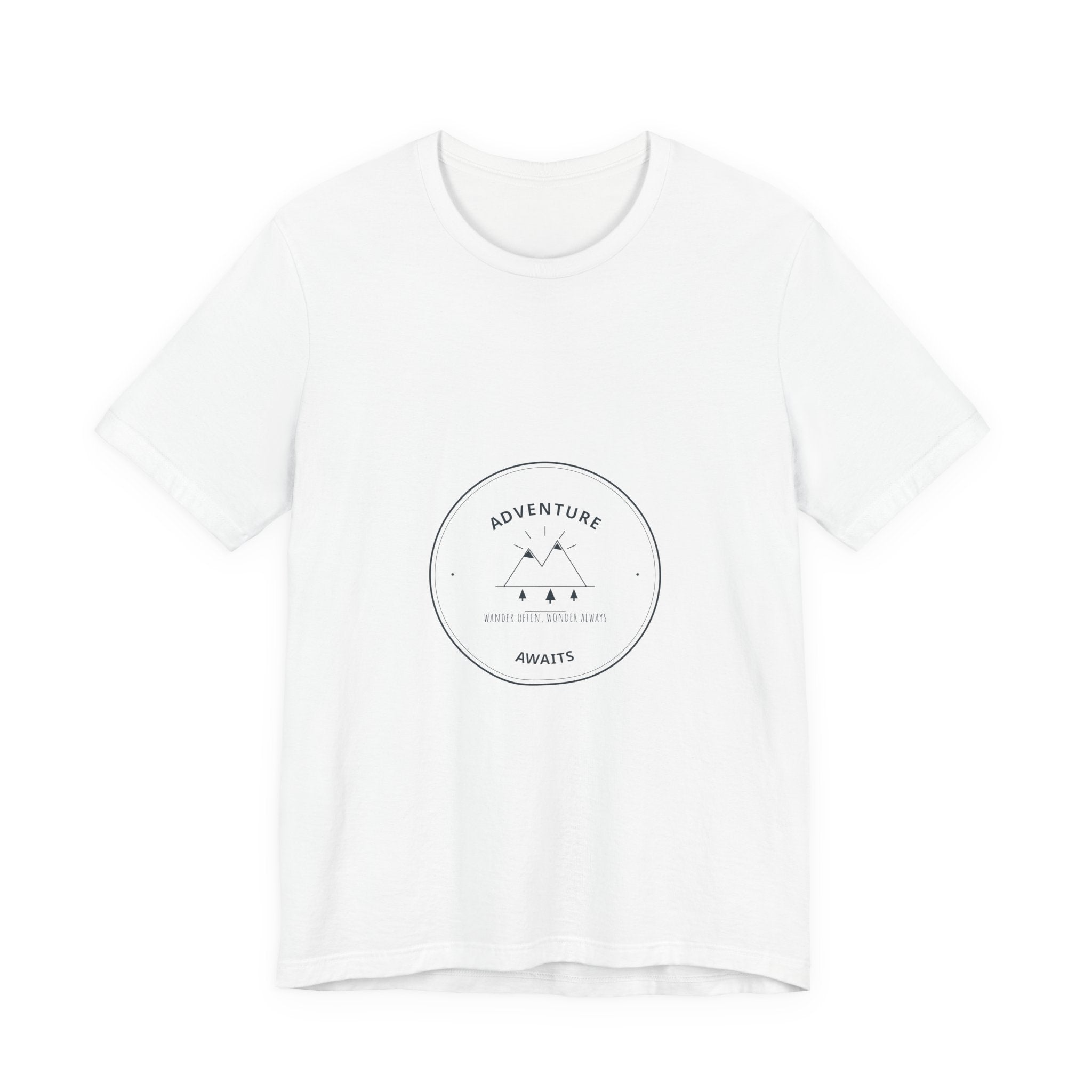 Adventure Awaits Tee for Road Trippers, Long Drives and First Coffee at a Rest Stop