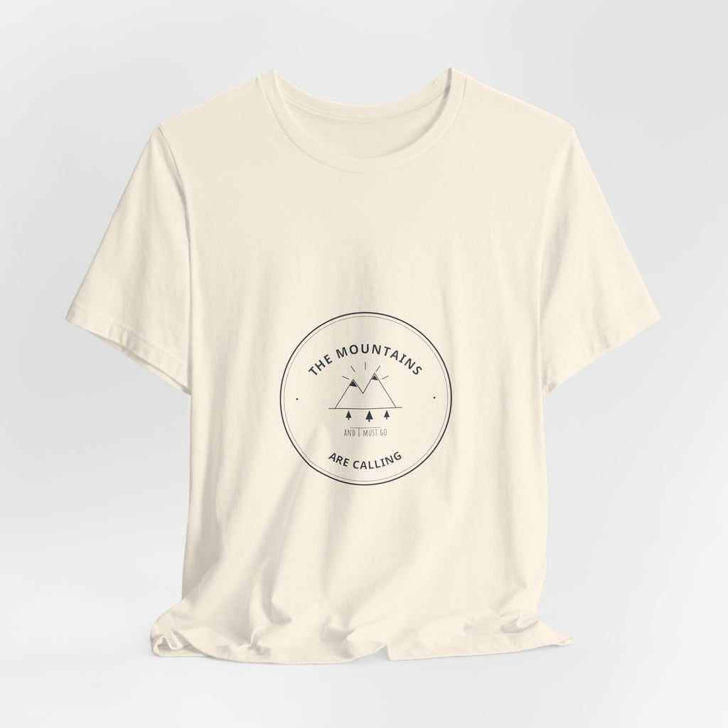 Mountains Are Calling Tee for Hikers and Backpackers, Trail Days and the Drive Home
