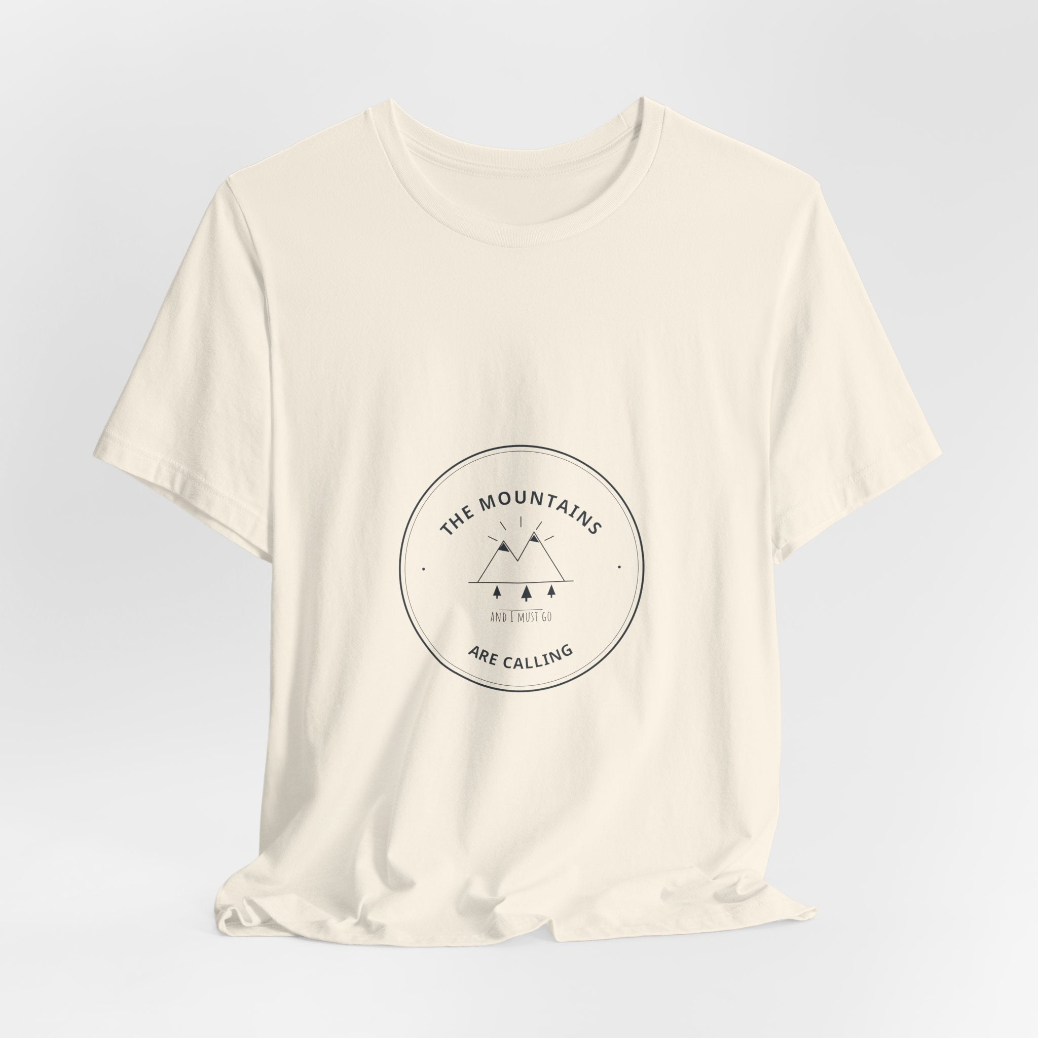 Mountains Are Calling Tee for Hikers and Backpackers, Trail Days and the Drive Home